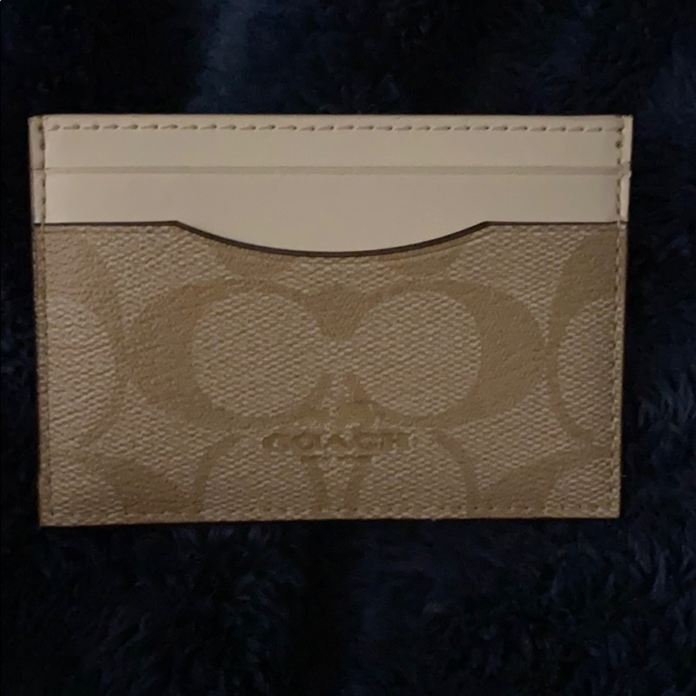 Coach credit card wallet new never used